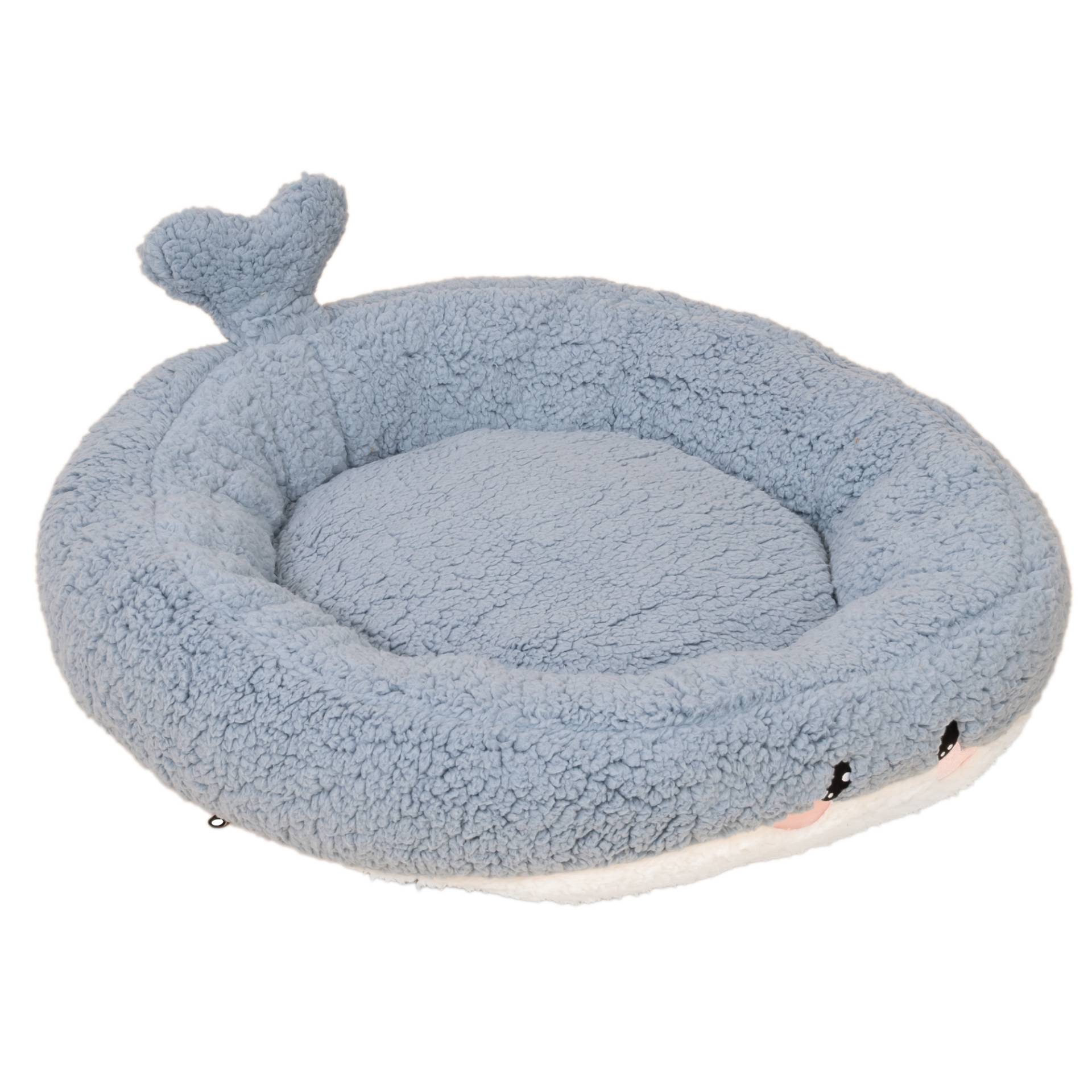 TIAKI Haustierbett Teddy Whale - Größe S: Ø 45 x H 12 cm TIAKI Haustierbett Teddy Whale - Größe S: Ø 45 x H 12 cm von TIAKI