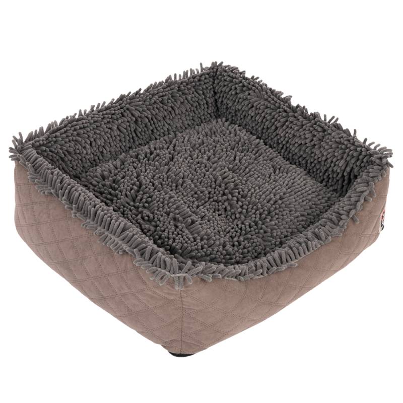 TIAKI Hundebett Chenille - L 85 x B 80 x H 22 cm von TIAKI