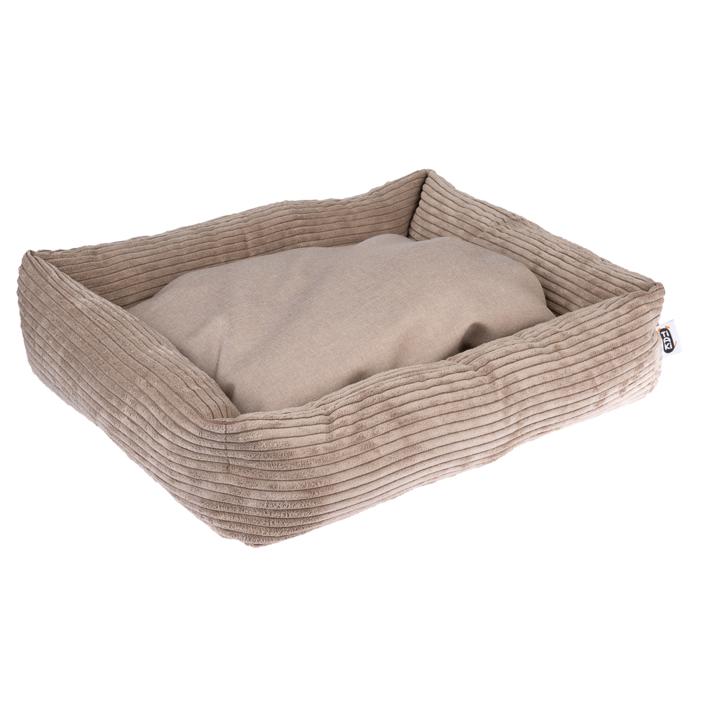 TIAKI Hundebett Cord Lincoln - L 65 x B 55 x H 15 cm von TIAKI