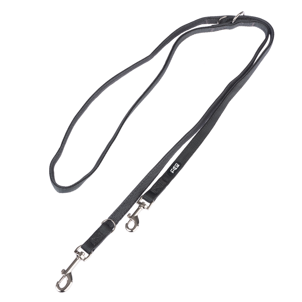 TIAKI Hundeleine Mesh, anthrazit - 200 cm lang, 15 mm breit TIAKI Hundeleine Mesh, anthrazit - 200 cm lang, 15 mm breit von TIAKI