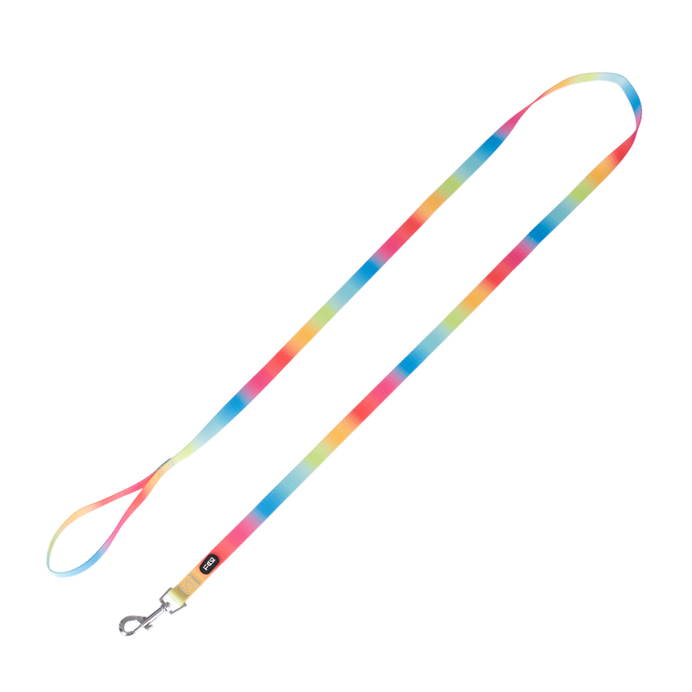 TIAKI Hundeleine Rainbow - Größe M: 200 cm lang, 20 mm breit von TIAKI