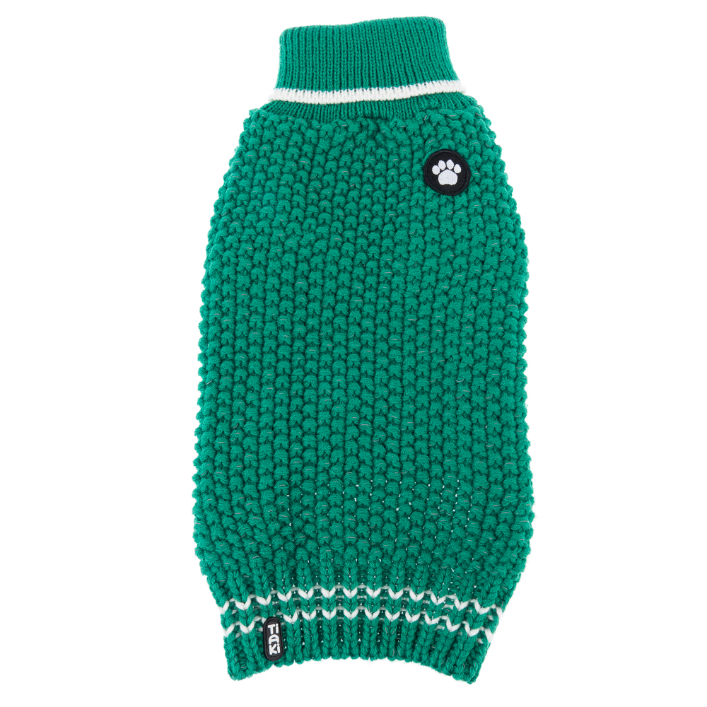 TIAKI Hundepullover Reflective Knit, grün - ca. 40 cm Rückenlänge TIAKI Hundepullover Reflective Knit, grün - ca. 40 cm Rückenlänge von TIAKI