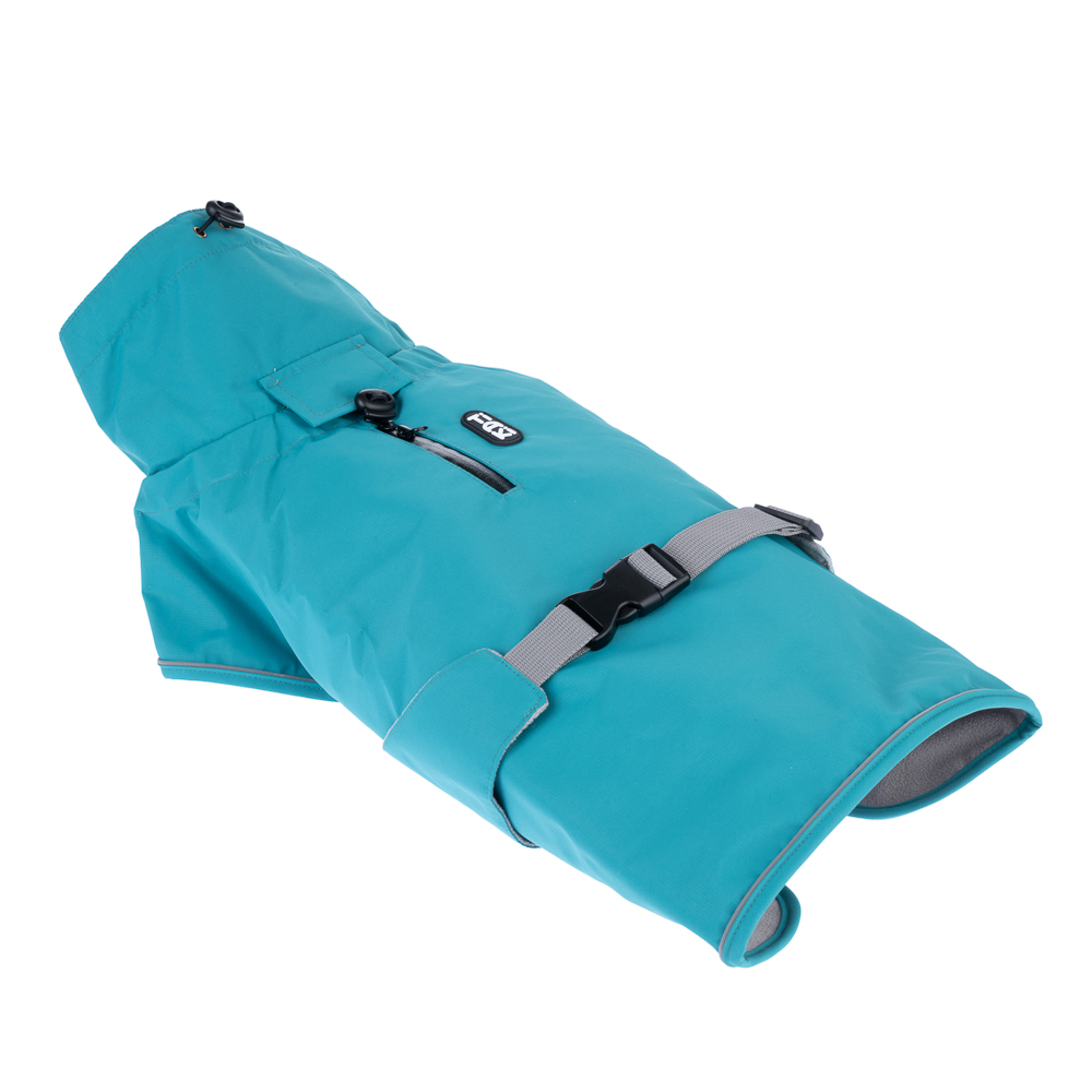 TIAKI Hunderegenmantel Teal - Rückenlänge: ca. 40 cm TIAKI Hunderegenmantel Teal - Rückenlänge: ca. 40 cm von TIAKI