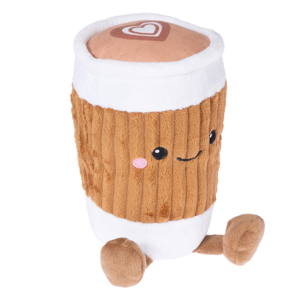 TIAKI Hundespielzeug Happy Frappuccino, braun - L 20 x B 12 x H 12 cm von TIAKI