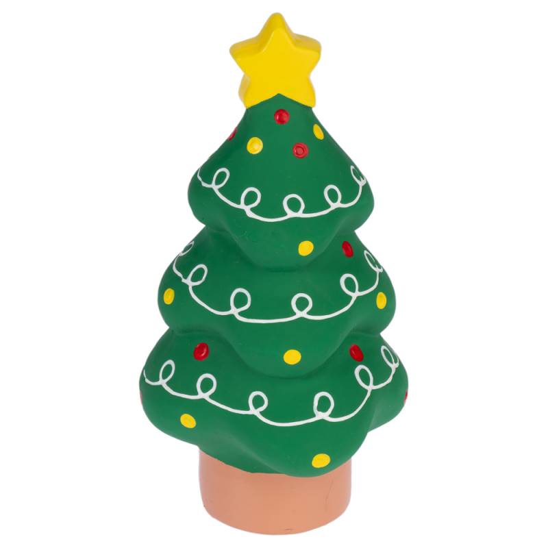 TIAKI Hundespielzeug Latex-Weihnachtsbaum - Ø 9 x L 18 cm von TIAKI