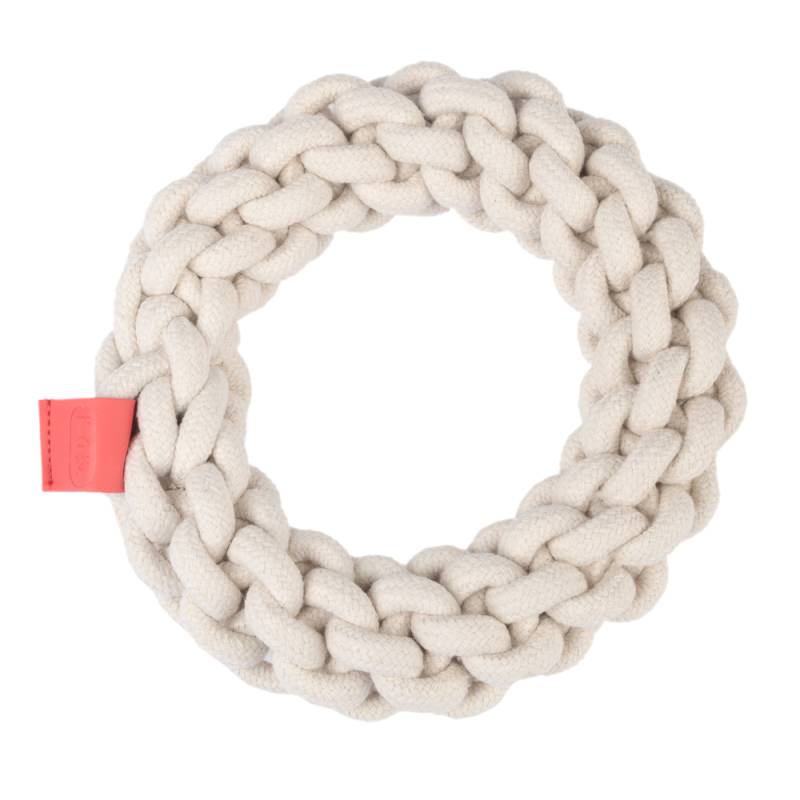 TIAKI Hundespielzeug Rope Ring - Ø 18 x H 4,5 cm von TIAKI