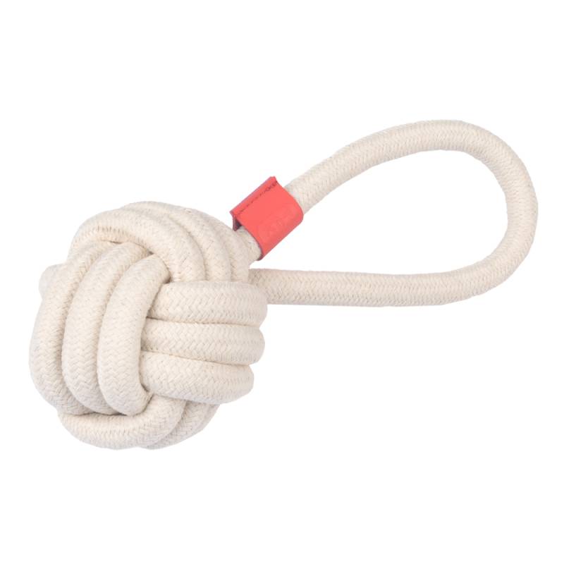 TIAKI Hundespielzeug Seilball mit Griff - L 23 x Ø 8,3 cm TIAKI Hundespielzeug Seilball mit Griff - L 23 x Ø 8,3 cm von TIAKI