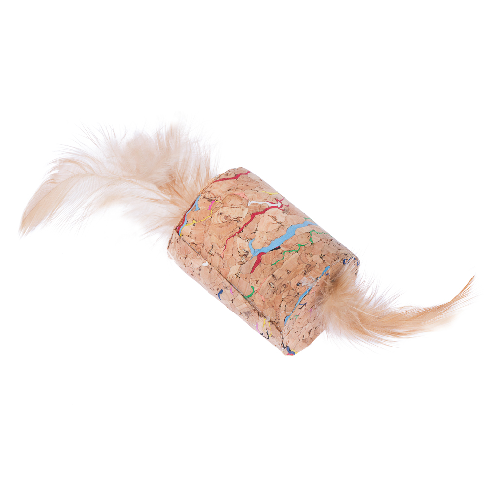 TIAKI Katzenspielzeug Feder-Korken mit Katzenminze - 1 Stück TIAKI Katzenspielzeug Feder-Korken mit Katzenminze - 1 Stück von TIAKI