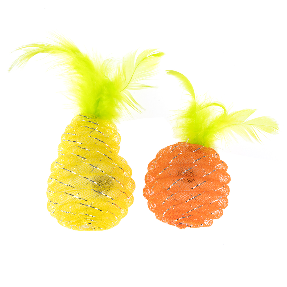 TIAKI Katzenspielzeug-Set Birne & Orange - 2er Set TIAKI Katzenspielzeug-Set Birne & Orange - 2er Set von TIAKI