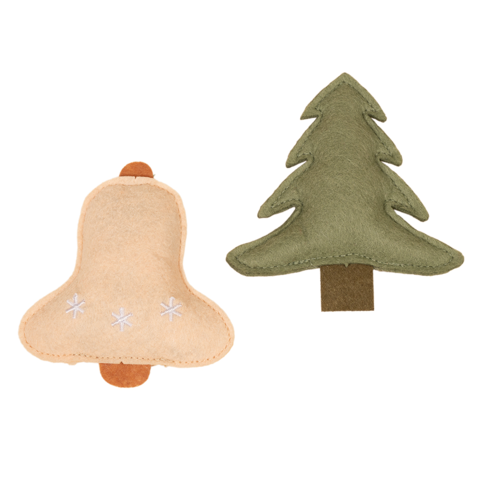 TIAKI Katzenspielzeugset Weihnachtsbaum & Glöckchen - 2er Set TIAKI Katzenspielzeugset Weihnachtsbaum & Glöckchen - 2er Set von TIAKI
