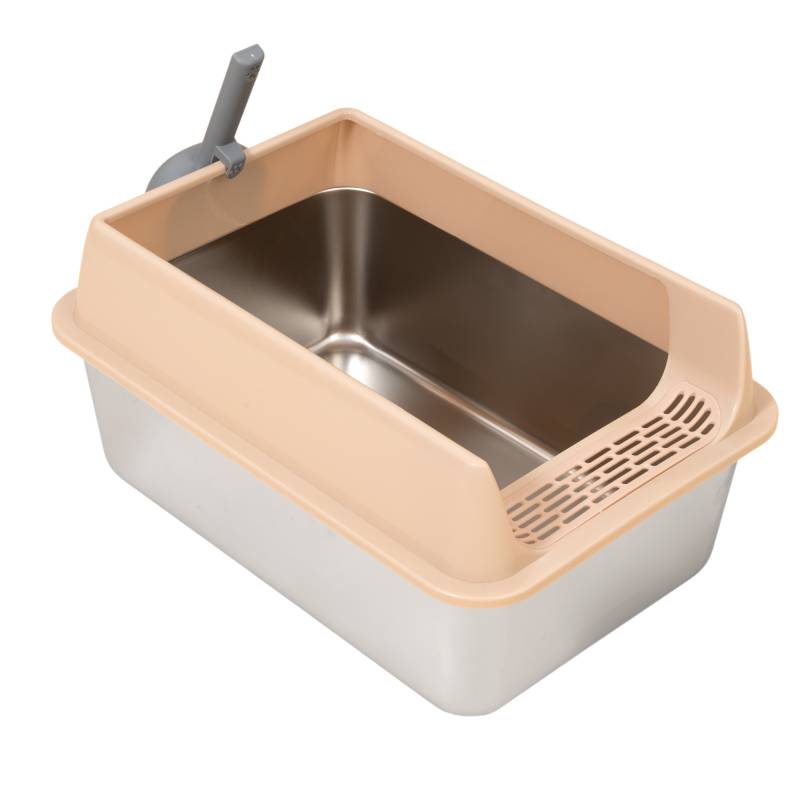 TIAKI Katzentoilette aus rostfreiem Stahl - silber TIAKI Katzentoilette aus rostfreiem Stahl - silber von TIAKI