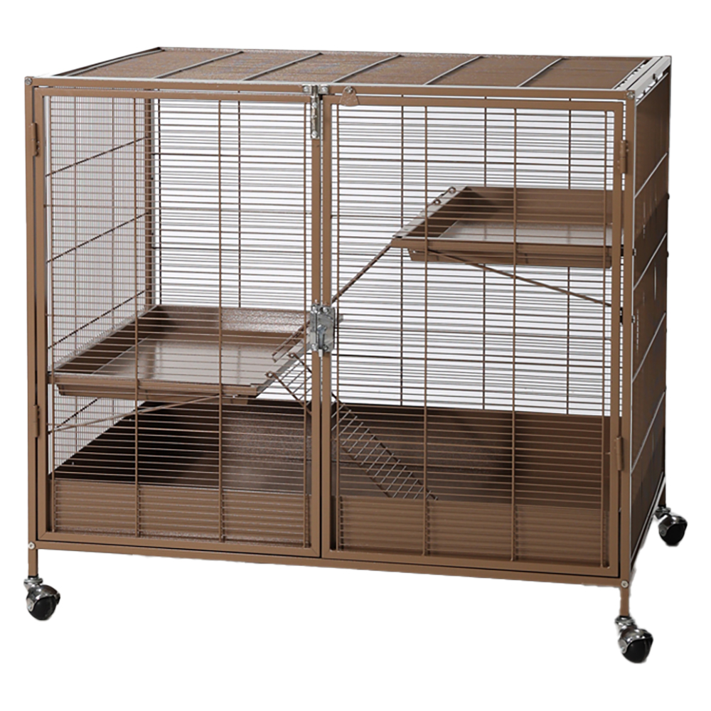 TIAKI Kleintierkäfig Étagère, caramel - Hauptkäfig: L 93,5 x B 63 x H 84 cm TIAKI Kleintierkäfig Étagère, caramel - Hauptkäfig: L 93,5 x B 63 x H 84 cm von TIAKI