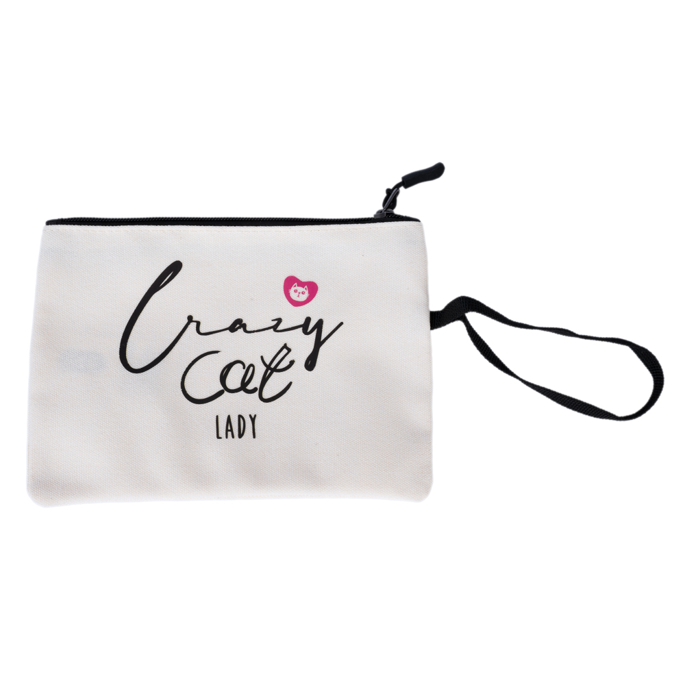 TIAKI Kosmetiktasche "Crazy Cat Lady" - 1 Stück von TIAKI