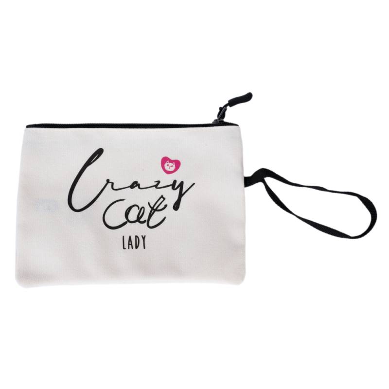 TIAKI Kosmetiktasche "Crazy Cat Lady" - 1 Stück von TIAKI