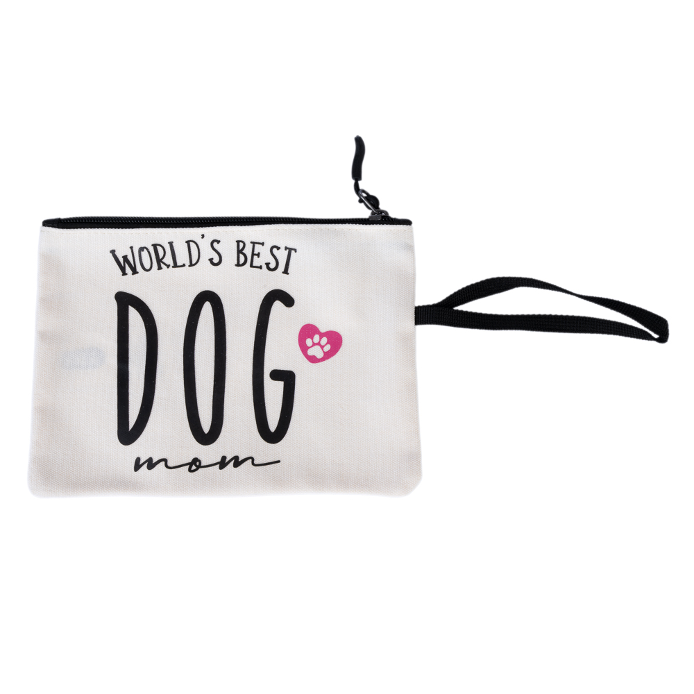 TIAKI Kosmetiktasche "World's Best Dog Mom" - 1 Stück TIAKI Kosmetiktasche "World's Best Dog Mom" - 1 Stück von TIAKI