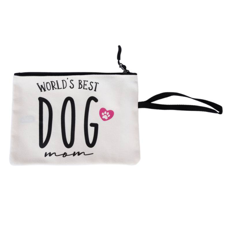 TIAKI Kosmetiktasche "World's Best Dog Mom" - 1 Stück von TIAKI