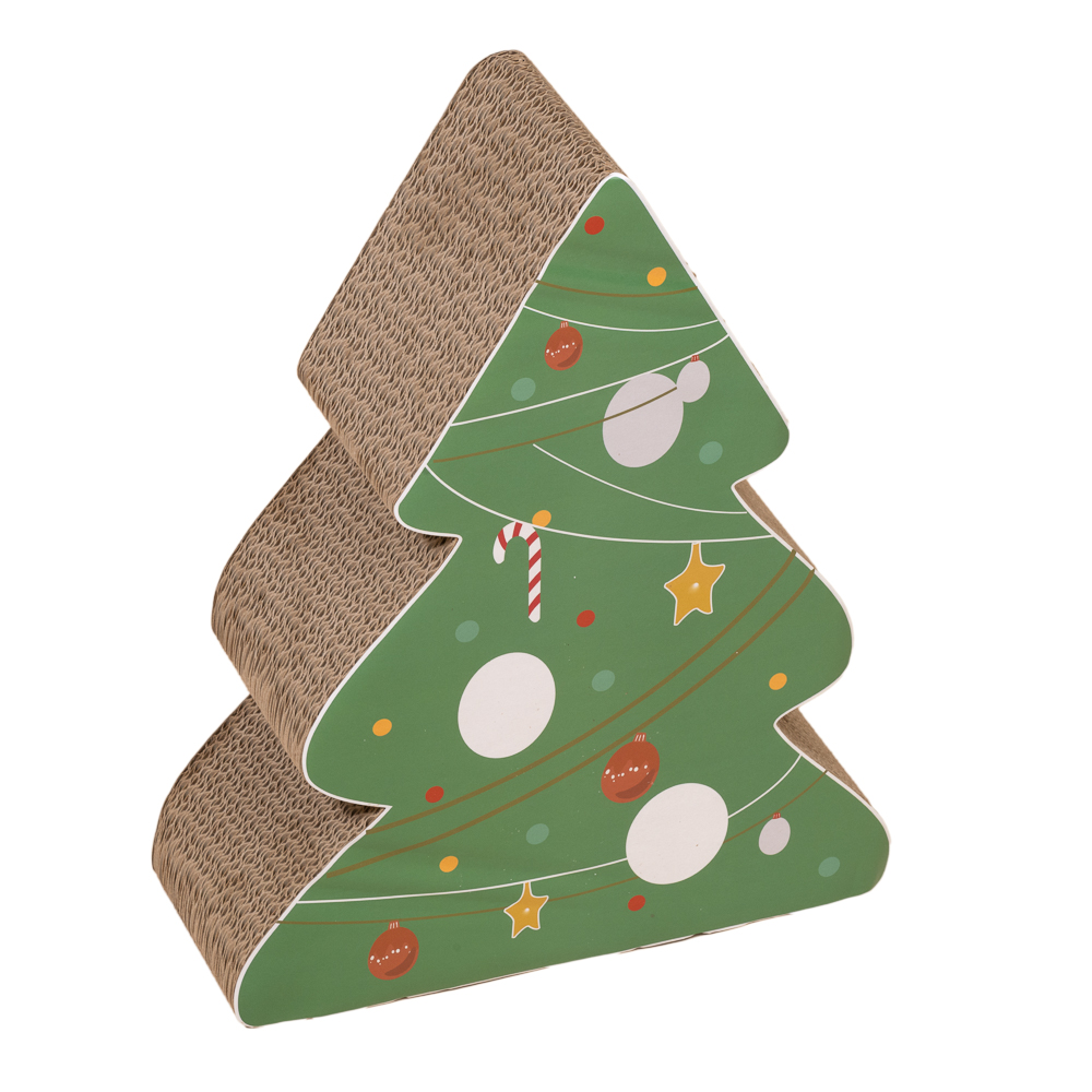 TIAKI Kratzpappe Weihnachtsbaum -  L 40 x B 12 x H 32 cm von TIAKI