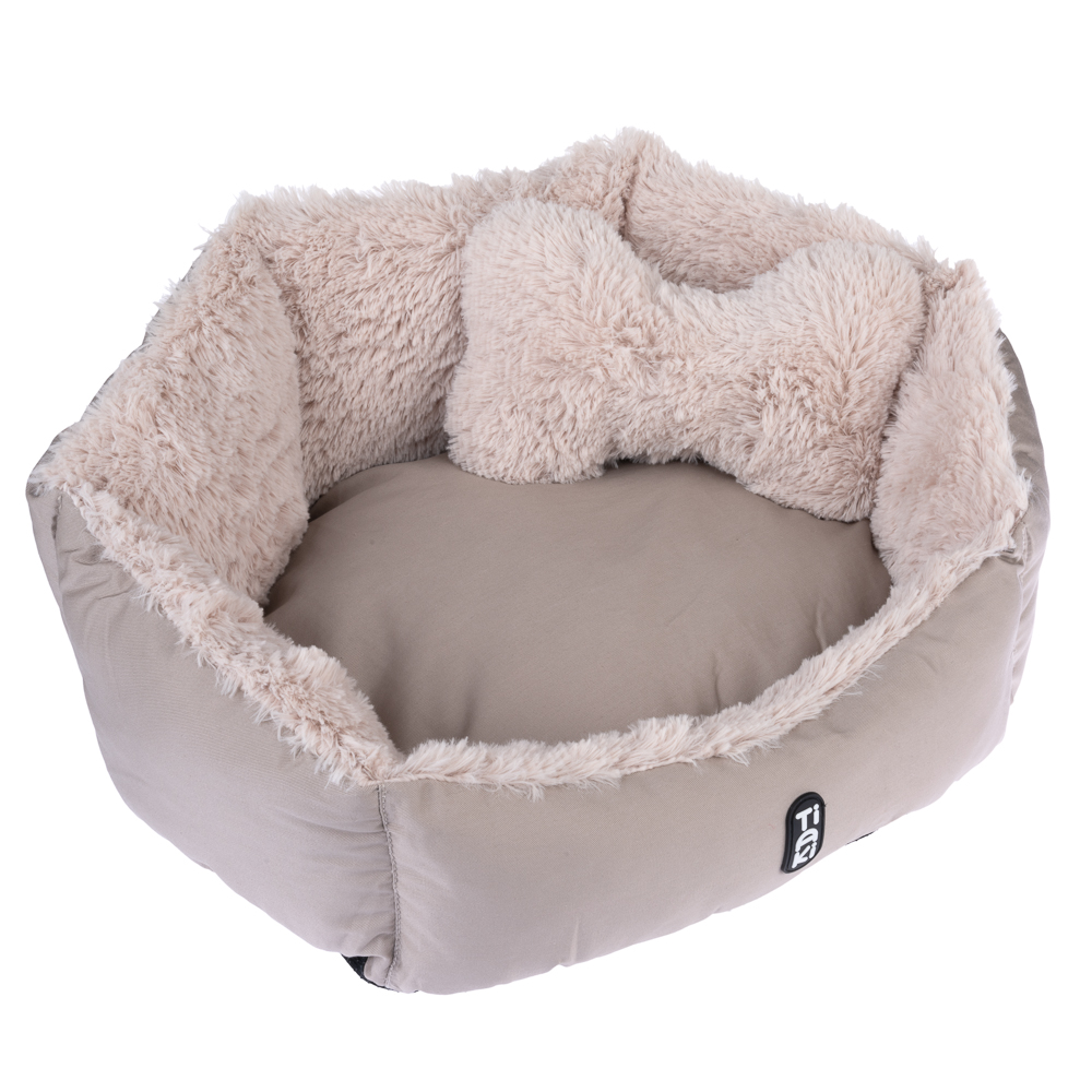 TIAKI Kuschelbett Fluffy Bone - L 50 x B 40 x H 20 cm TIAKI Kuschelbett Fluffy Bone - L 50 x B 40 x H 20 cm von TIAKI