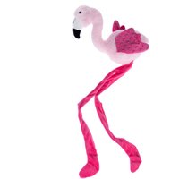 TIAKI Lisa long-legs Flamingo Hundespielzeug - L 88 x B 18 cm von TIAKI
