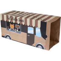 TIAKI Papiertunnel Coffee Truck für Katzen - L 60 x B 22 x H 27 cm von TIAKI