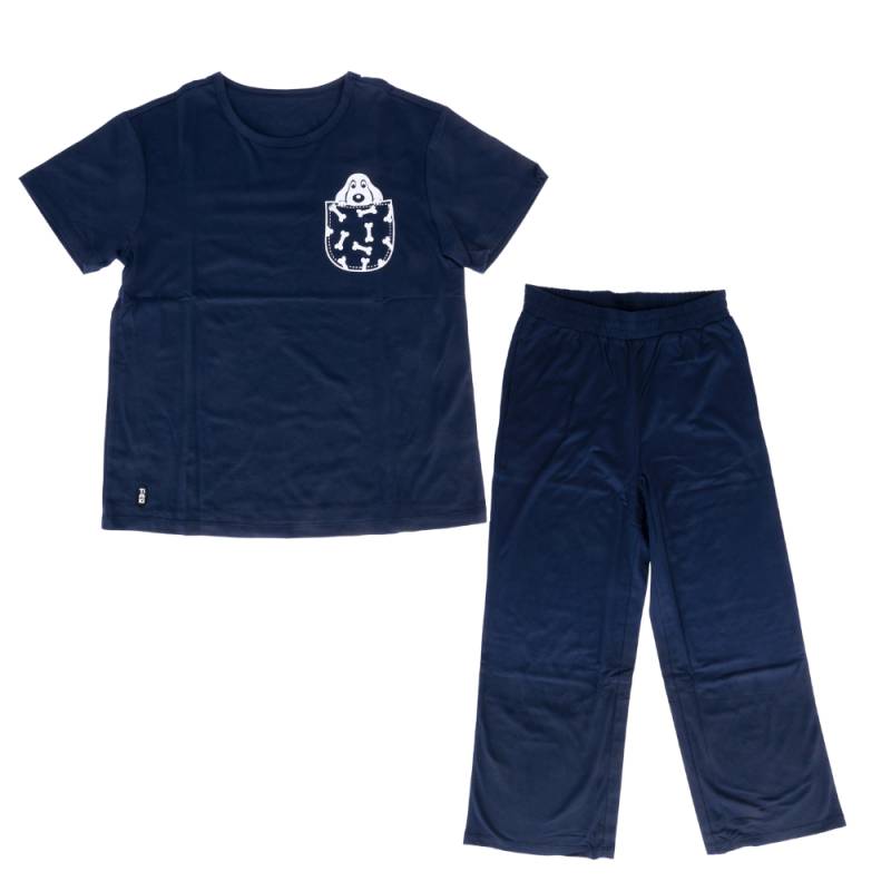TIAKI Pet Parent Pyjama Pet Love - Größe L, dunkelblau von TIAKI