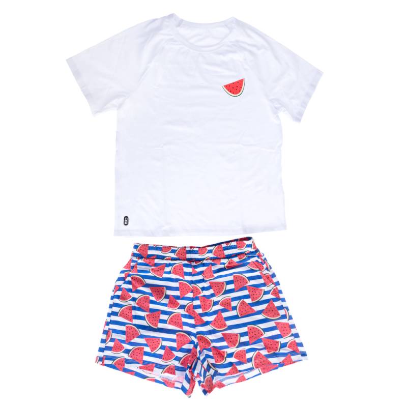 TIAKI Pet & Parent Pyjama im Partnerlook, Melone - Pyjama für Hundeeltern: Größe M von TIAKI