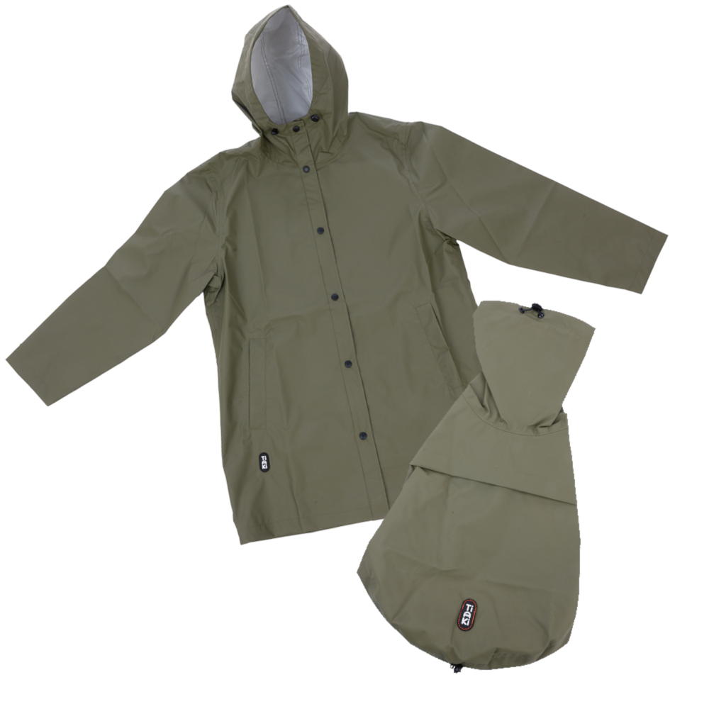 TIAKI Pet & Parent Regenmantel im Partnerlook -Regenmantel für Hundeeltern L/XL + passender Hundemantel Rückenlänge 30 cm TIAKI Pet & Parent Regenmantel im Partnerlook -Regenmantel für Hundeeltern L/XL + passender Hundemantel Rückenlänge 30 cm von TIAKI