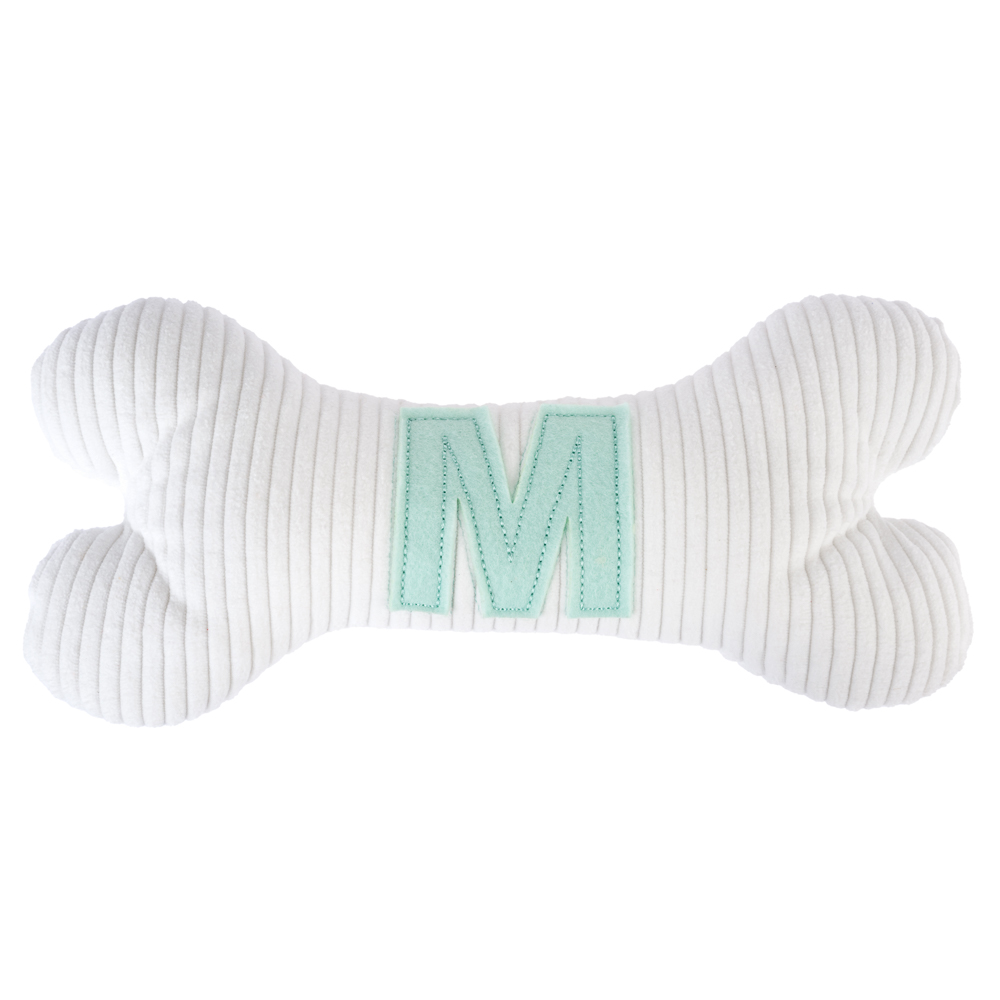 TIAKI Plüschknochen mit Initiale M - L 26 x B 12 x H 5,5 cm TIAKI Plüschknochen mit Initiale M - L 26 x B 12 x H 5,5 cm von TIAKI