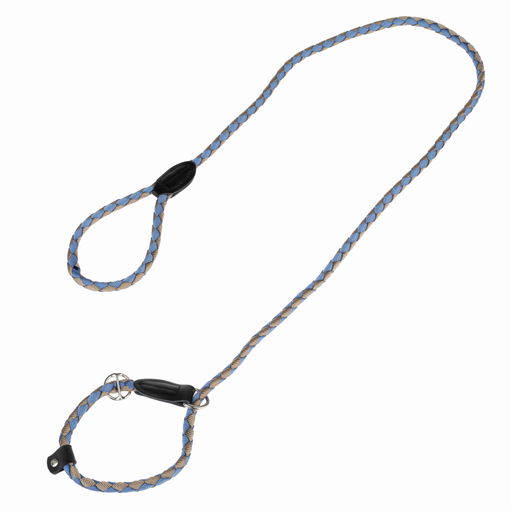 TIAKI Retrieverleine Twist - 170 cm lang, Ø 12 mm - blau/grau von TIAKI