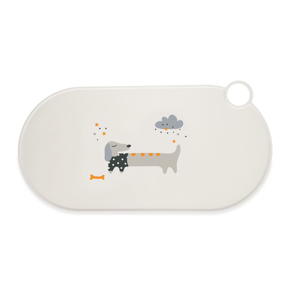 TIAKI Silikon Napfunterlage Aston Dachshund - L 50 x B 25 cm TIAKI Silikon Napfunterlage Aston Dachshund - L 50 x B 25 cm von TIAKI