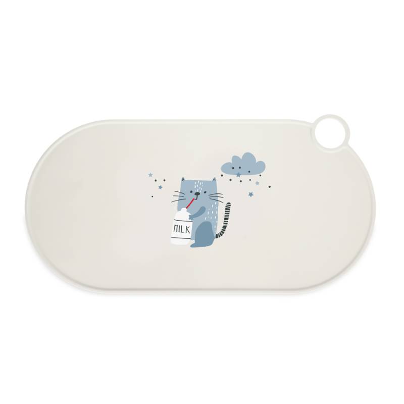 TIAKI Silikon Napfunterlage Milky Kitty - L 50 x B 25 cm von TIAKI