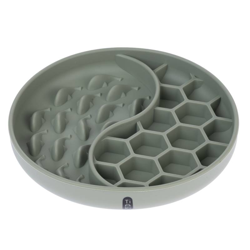 TIAKI Silikon Slow Feeder Honigwabe - ca. Ø 19 x H 3,5 cm von TIAKI