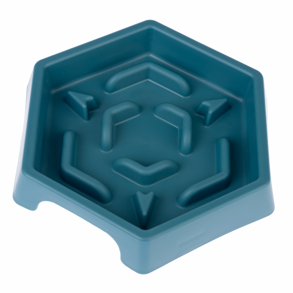 TIAKI Slow Feeder Blue Hexagon - 450 ml TIAKI Slow Feeder Blue Hexagon - 450 ml von TIAKI