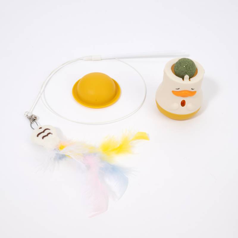 TIAKI Tisch-Katzenangel Ente mit Katzenminze - 1 Stück von TIAKI