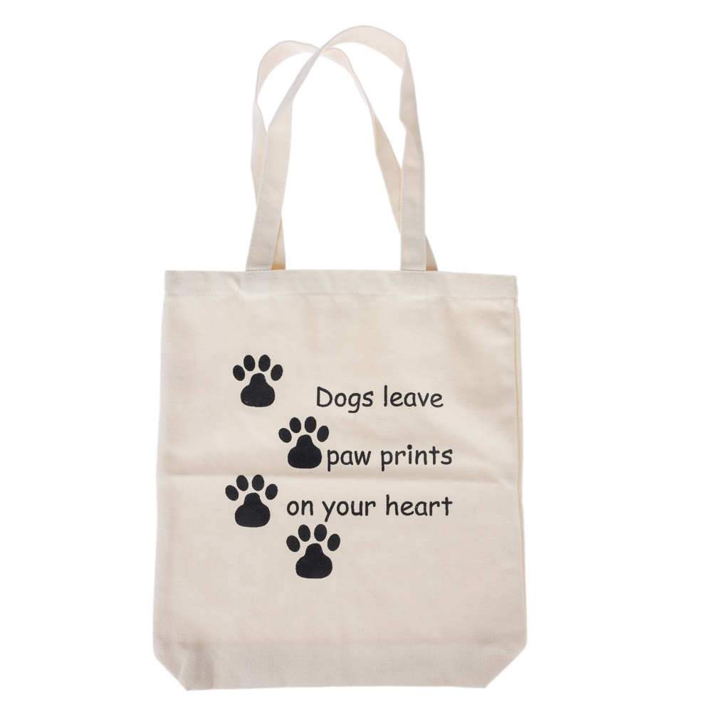 TIAKI Tragetasche "Dogs Leave Paw Prints On Your Heart" - 1 Stück TIAKI Tragetasche "Dogs Leave Paw Prints On Your Heart" - 1 Stück von TIAKI