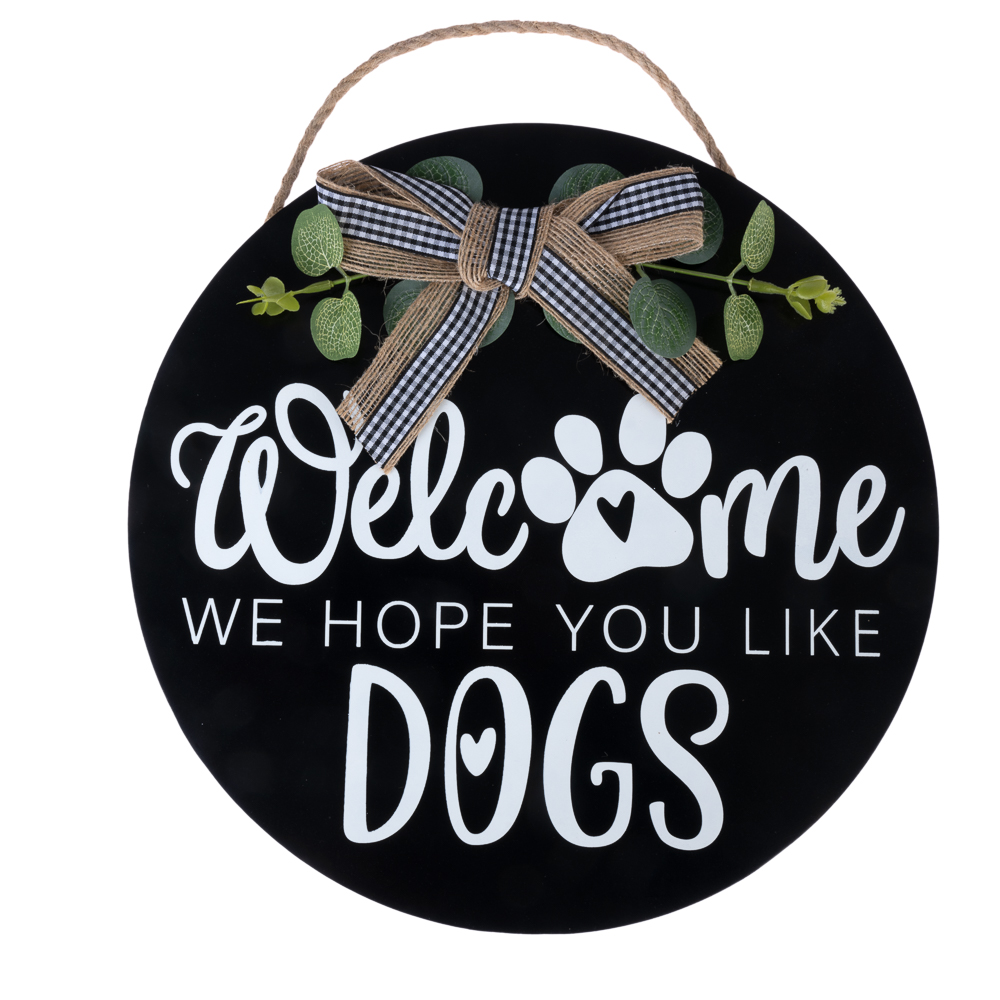 TIAKI Türschild "Welcome - We Hope You Like Dogs" - 1 Stück TIAKI Türschild "Welcome - We Hope You Like Dogs" - 1 Stück von TIAKI