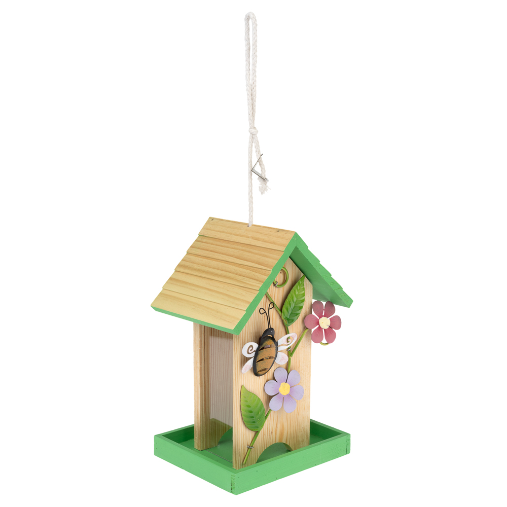 TIAKI Vogelfutterhaus Spring - L 17 x B 13,5 x H 25 cm von TIAKI