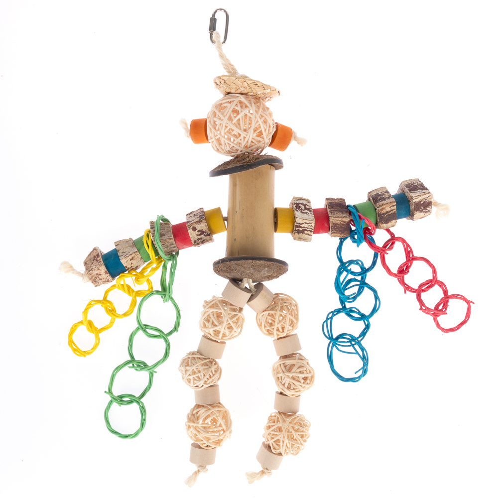 TIAKI Vogelspielzeug Robot Man - ca. L 33 x B 28 cm TIAKI Vogelspielzeug Robot Man - ca. L 33 x B 28 cm von TIAKI