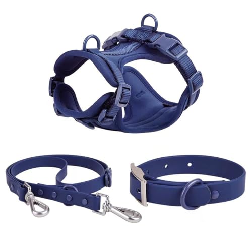 TIANQUXNGI Atmungsaktive Trainingsweste für Hunde, weicher Brustgurt für große Haustiere, verstellbares Halsband, atmungsaktiv von TIANQUXNGI