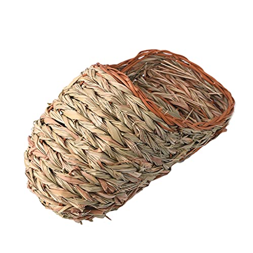 TIANQUXNGI Hasengrasbett, Kaninchen, natürliches gewebtes Strohnest, Meerschweinchen für Heulounge, Haustierkäfig, Kauspielzeug für Hamster, Frettchen, Rennmäuse TIANQUXNGI Hasengrasbett, Kaninchen, natürliches gewebtes Strohnest, Meerschweinchen für Heulounge, Haustierkäfig, Kauspielzeug für Hamster, Frettchen, Rennmäuse von TIANQUXNGI