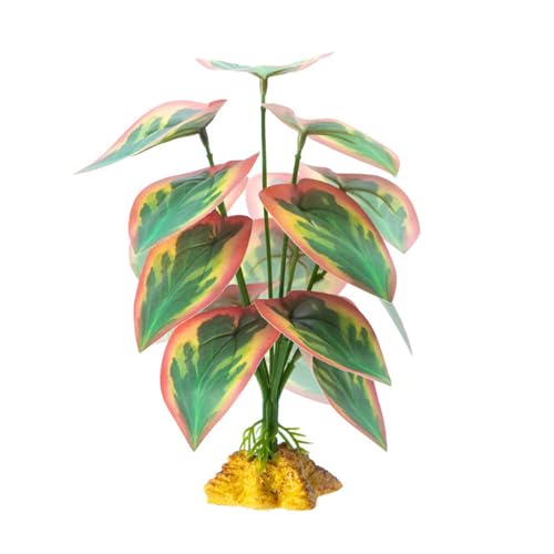 TIANQUXNGI Reptilien Pflanze Versteckgras Flexible Blätter Terrarium Dschungel Habita für Eidechsen Schlange Deko Falsche Pflanze TIANQUXNGI Reptilien Pflanze Versteckgras Flexible Blätter Terrarium Dschungel Habita für Eidechsen Schlange Deko Falsche Pflanze von TIANQUXNGI