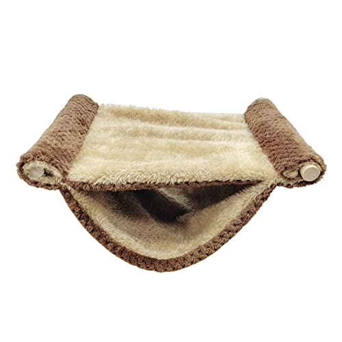TIANQUXNGI Weiche Plattform für Kleintiernest, Plüsch, Kuschelhütte, warmes Hängemattenzelt, kleines Haustier-Winterbett für Meerschweinchen, Zuckergleiter TIANQUXNGI Weiche Plattform für Kleintiernest, Plüsch, Kuschelhütte, warmes Hängemattenzelt, kleines Haustier-Winterbett für Meerschweinchen, Zuckergleiter von TIANQUXNGI