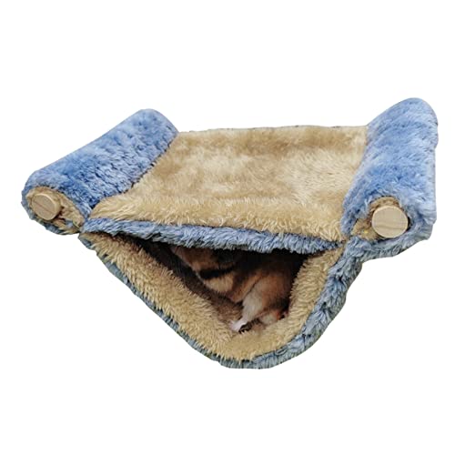TIANQUXNGI Weiche Plattform für kleine Tiere, Plüsch, warm, Hängematte, Zelt, kleines Haustier, Winterbett für Meerschweinchen, Sugar Glide TIANQUXNGI Weiche Plattform für kleine Tiere, Plüsch, warm, Hängematte, Zelt, kleines Haustier, Winterbett für Meerschweinchen, Sugar Glide von TIANQUXNGI