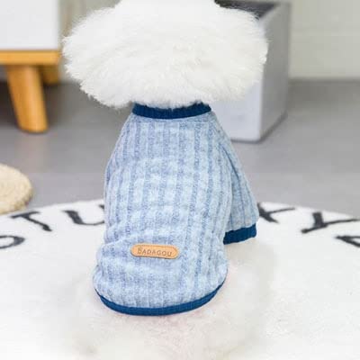 TIANZO Blank Pet Kleidung Herbst Winter Langarm Warmer Reißverschluss Pullover Mantel für kleine mittelgroße Hunde Bichon   Welpen Pullover Sweatshirt von TIANZO
