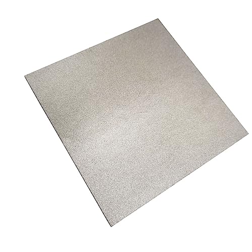 TIBROMTACK Sinterplatte aus Titan, poröses Titan-Filterblatt für PEM-Wasserstofferzeugung, Präzisionsfiltrationsindustrie, 100 x 100 x 1 mm Mikrometer, poröser Filter (100 x 100 x 1 mm, 50 um) von TIBROMTACK