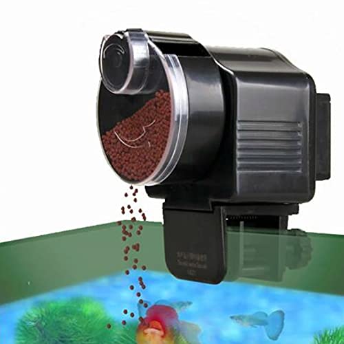 Automatische Futterspender für Fische,Automatischer Fischfutterspender,Aquarium Automatischer Fischfutterspender Tank Feeder Timer Auto Feeder von TICFOX