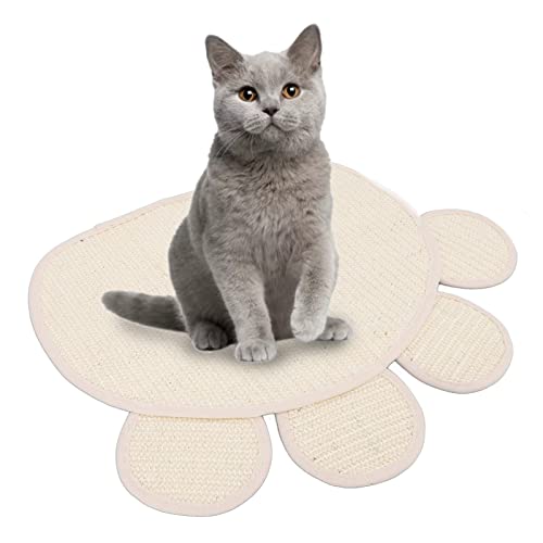 TICFOX Kratzmatte für Katzen,Sisal-Kratzmatte,schöne Kralle zum Polieren,Kratzbrett für Katzenböden,zum Schutz von Möbeln und Sofas von TICFOX