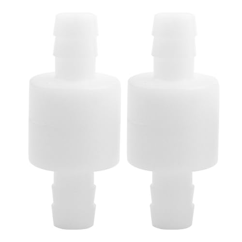 TICFOX 10 Mm Nicht-Rückkehrventil, Kunststoff-Inline-Scheckventil, 2pcs 10 Mm Plastikprüfventil Non-Return One-We-Ventil für Gasflüssigkeit TICFOX 10 Mm Nicht-Rückkehrventil, Kunststoff-Inline-Scheckventil, 2pcs 10 Mm Plastikprüfventil Non-Return One-We-Ventil für Gasflüssigkeit von TICFOX