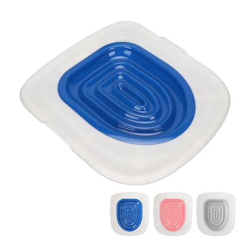 für mehrere Katzen, Geruchskontrolle Bestes Katzentoiletten-Trainingsset aus Kunststoff, universell wiederverwendbar, umweltfreundlich, Katzentoilettentrainer for die Reinigung von Haustieren(Blue) von TIEOAXFT