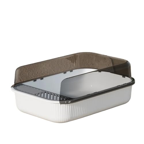 für mehrere Katzen, Geruchskontrolle Halbgeschlossene große Katzentoilette, spritzwassergeschützt, Katzentoilette, Katzenbedarf, Katzenbettpfanne, geschlossener Sandkasten for die Hauskatze, Katzensan für mehrere Katzen, Geruchskontrolle Halbgeschlossene große Katzentoilette, spritzwassergeschützt, Katzentoilette, Katzenbedarf, Katzenbettpfanne, geschlossener Sandkasten for die Hauskatze, Katzensan von TIEOAXFT